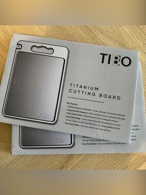 NWT TIBO Titanium Cutting Boards (Set of 2)